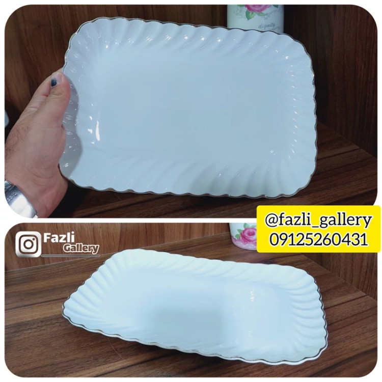 دیس مستطیل ۵۰۷ لمون