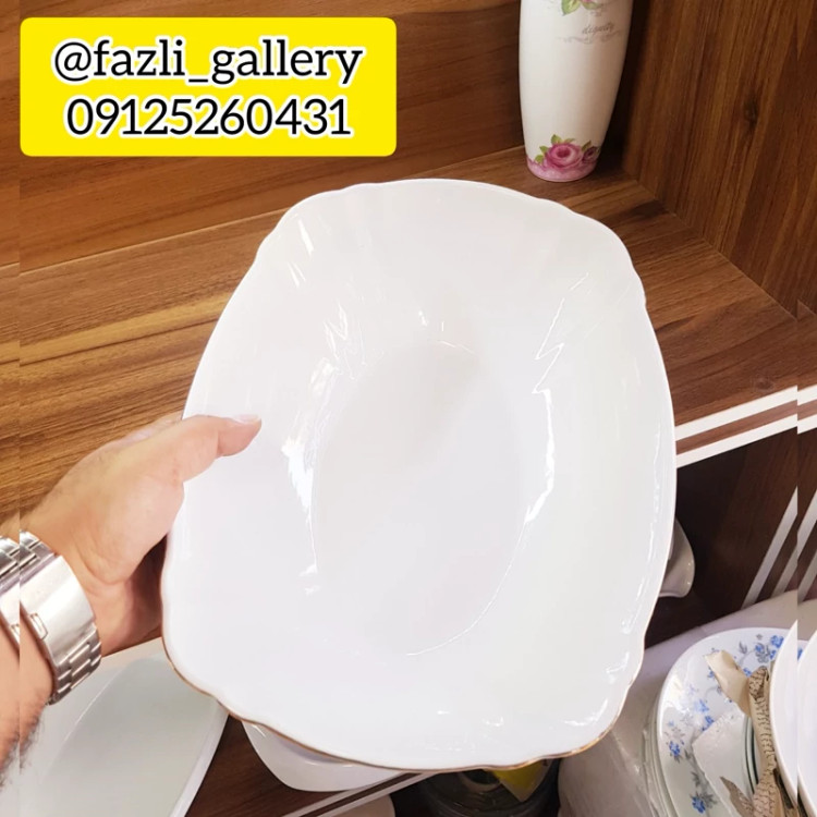 کاسه همه کاره چینی لب طلا