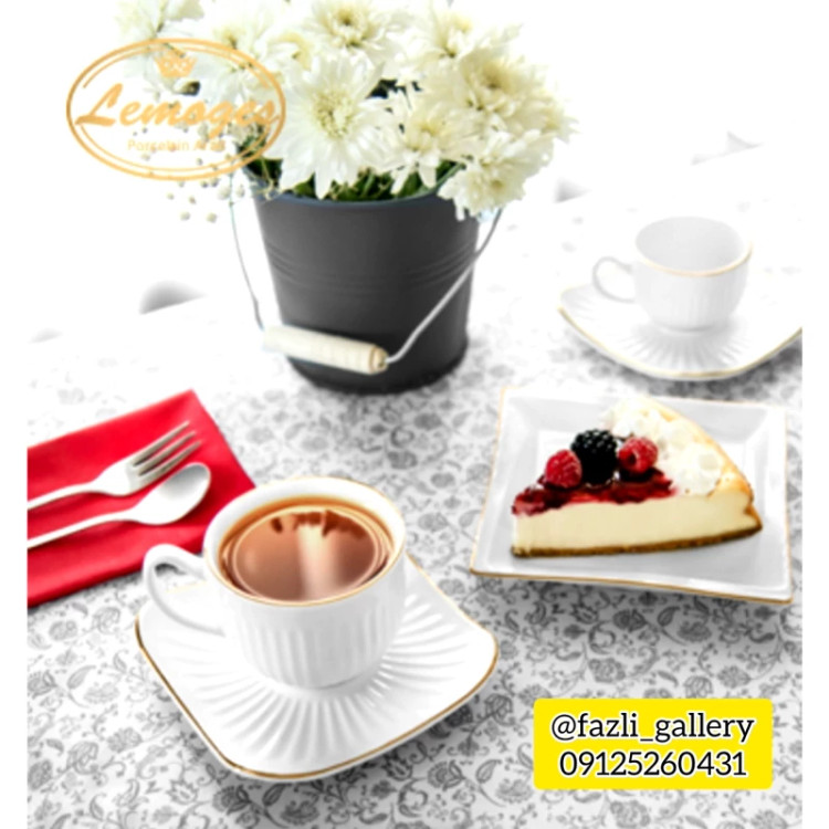 فنجان و نعلبکی چایخوری لارن لمون