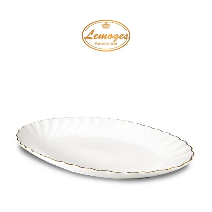 دیس چینی لب طلا