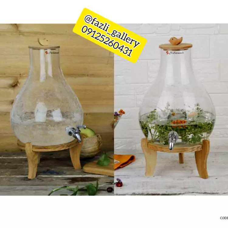 کلمن تپل شیشه ای