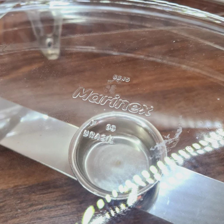 سوفله خوری استیل بیضی کوچک حلقه نگین