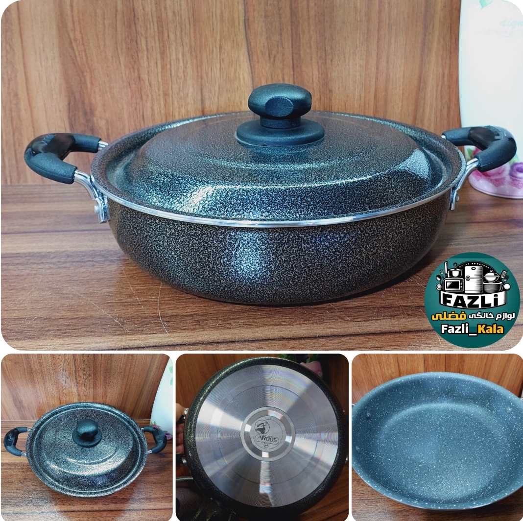 ماهیتابه دودسته تفلون عروس