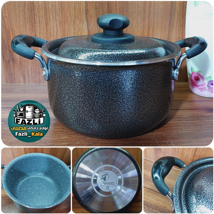 قابلمه تفلون گرانیت عروس