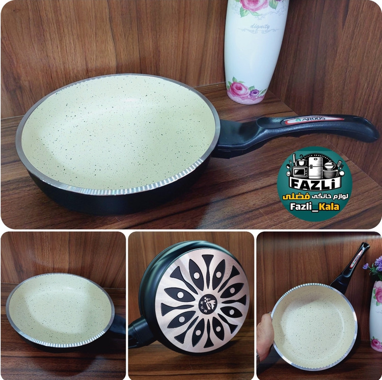 تابه چدن گرانیت تکدسته عروس