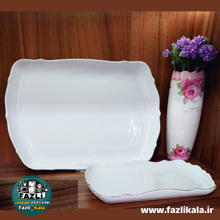 دیس مستطیل موج لمون