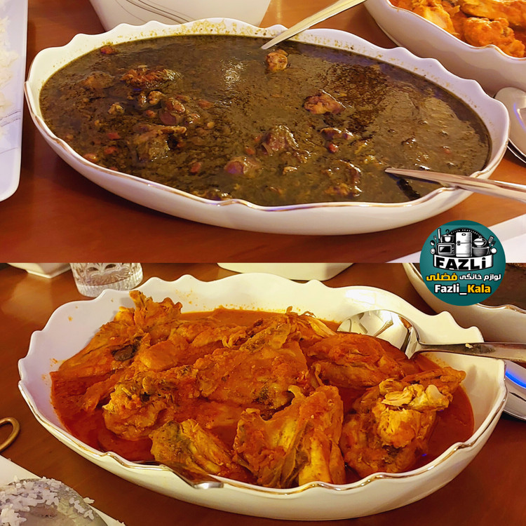 تابه بیضی لب طلا موج لمون