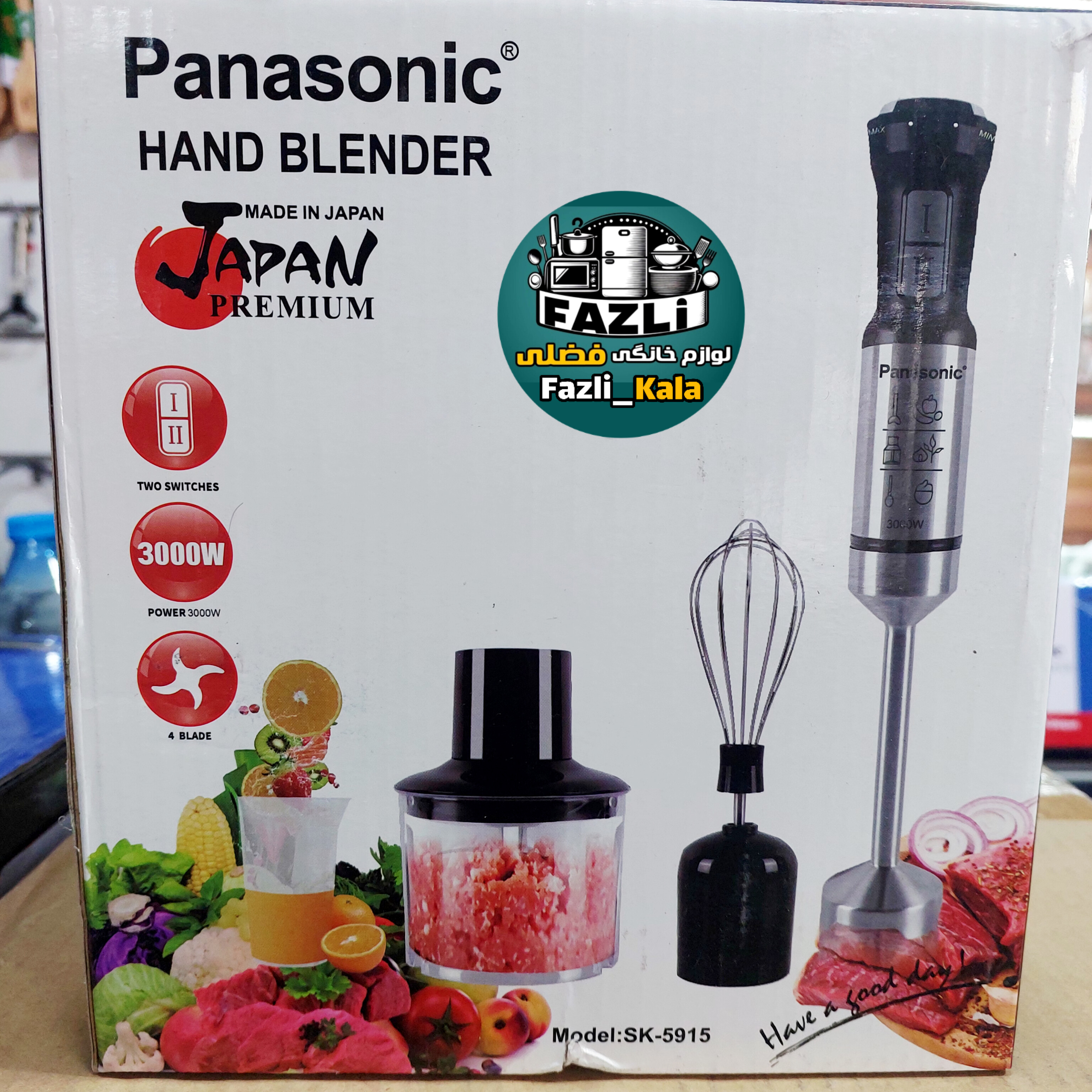 گوشتکوب برقی ۳۰۰۰ وات پاناسونیک