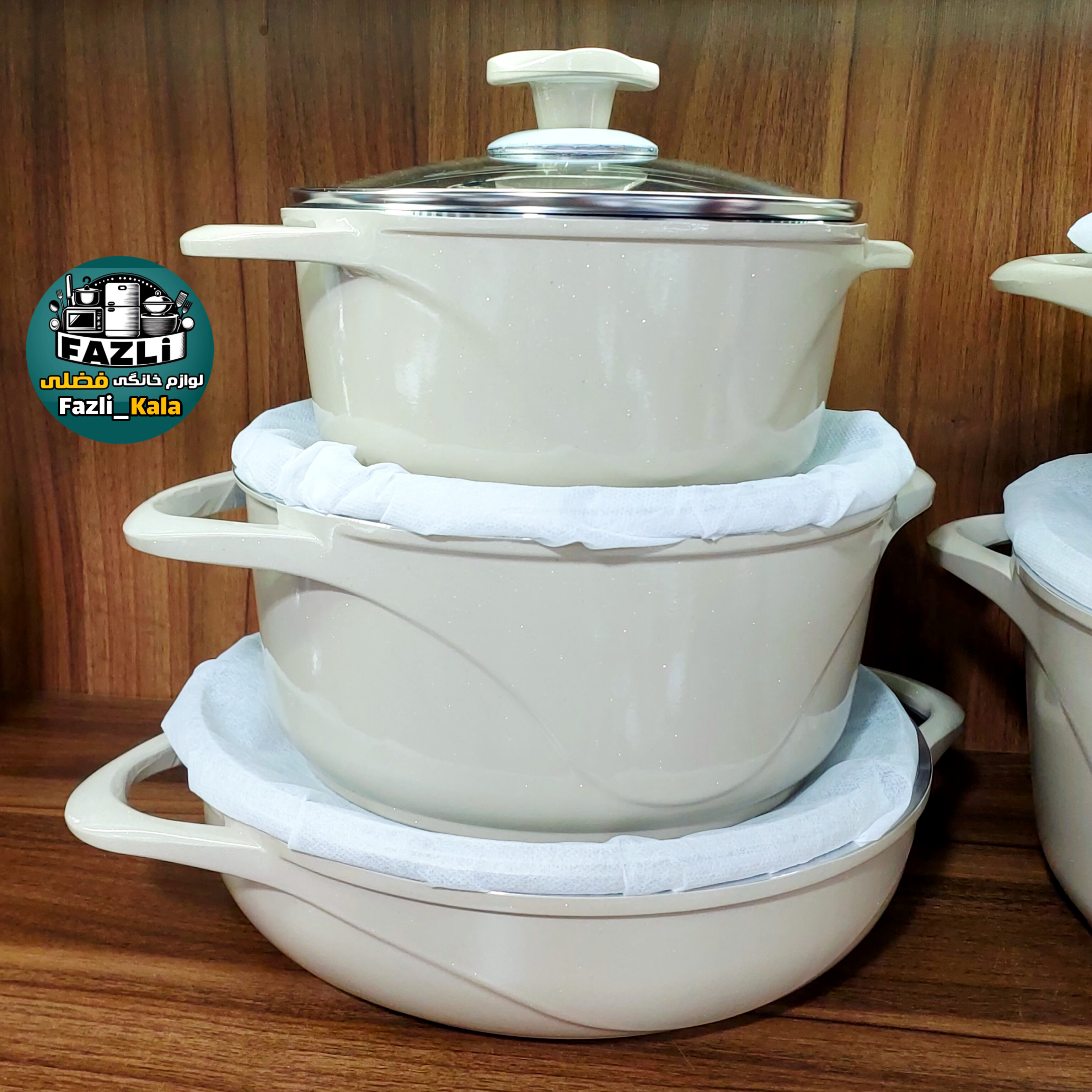 سرویس قابلمه سرمه ای ویکتوریا