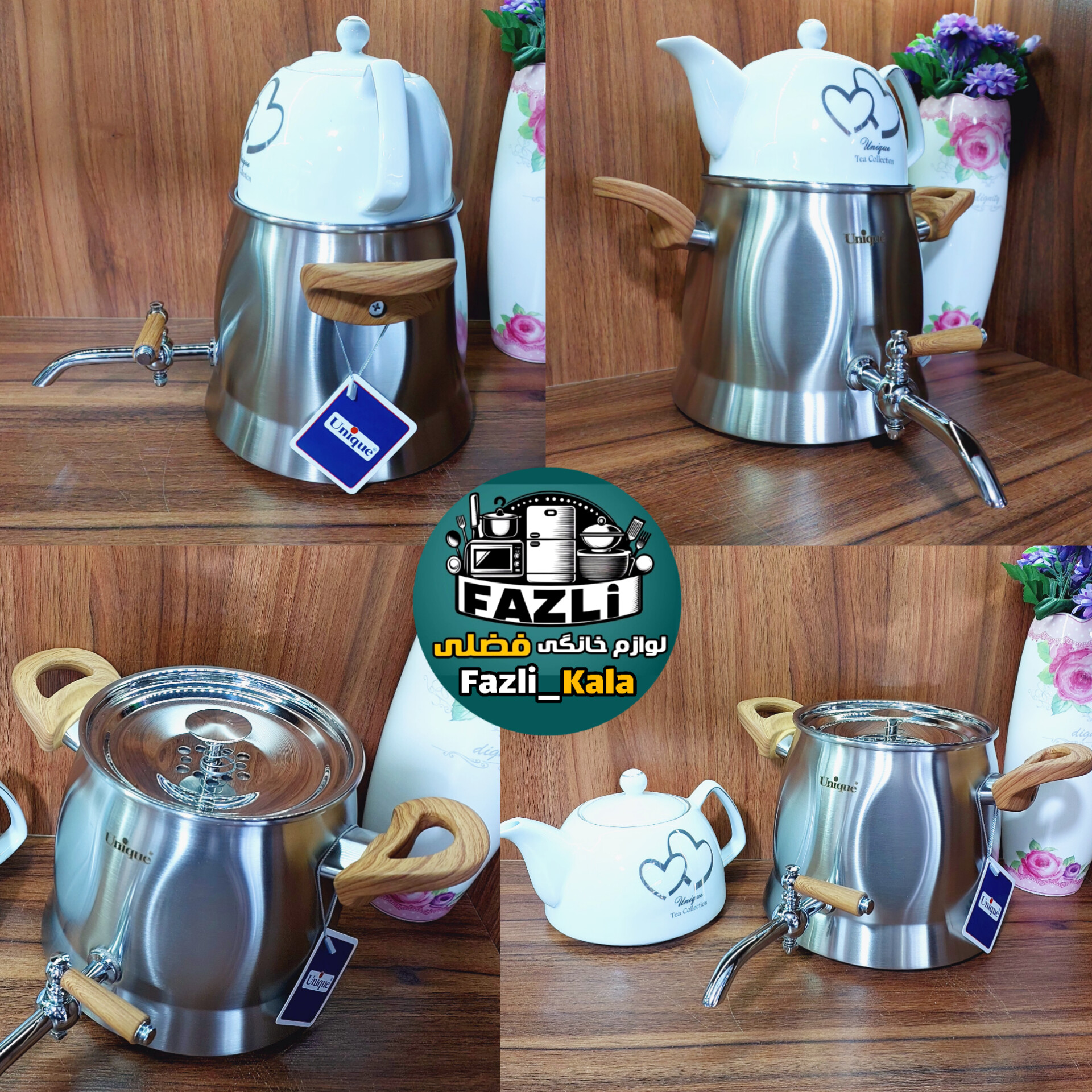 کتری قوری یونیک ۴ لیتری