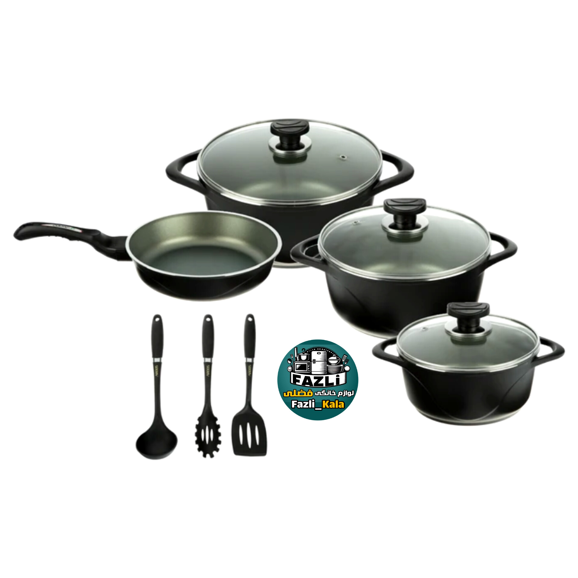 سرویس قابلمه ویکتوریا عروس ۷ پارچه