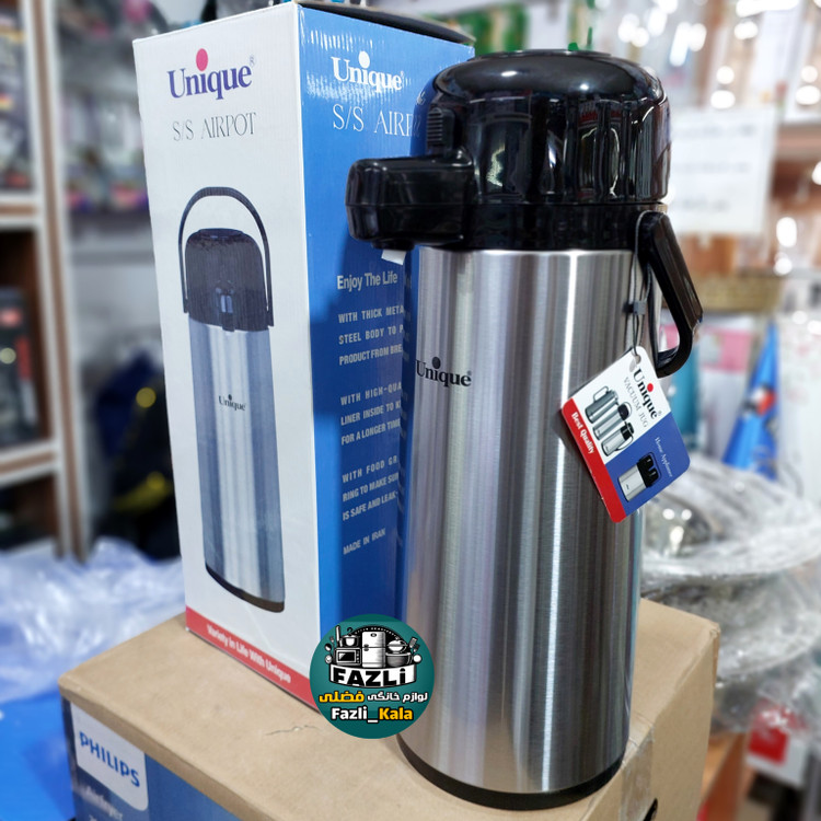 فلاسک یونیک پمپی ۲/۵ لیتر