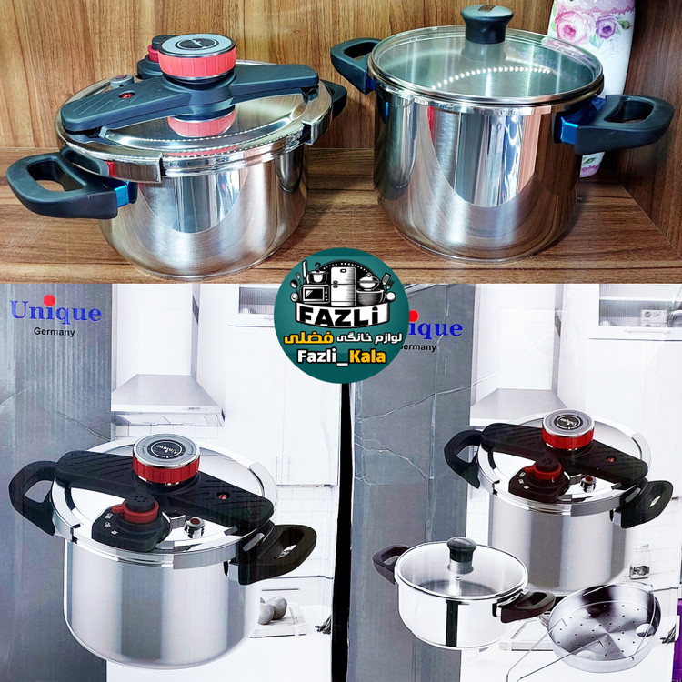 زودپز دوقلوی ۵+۷ لیتر یونیک