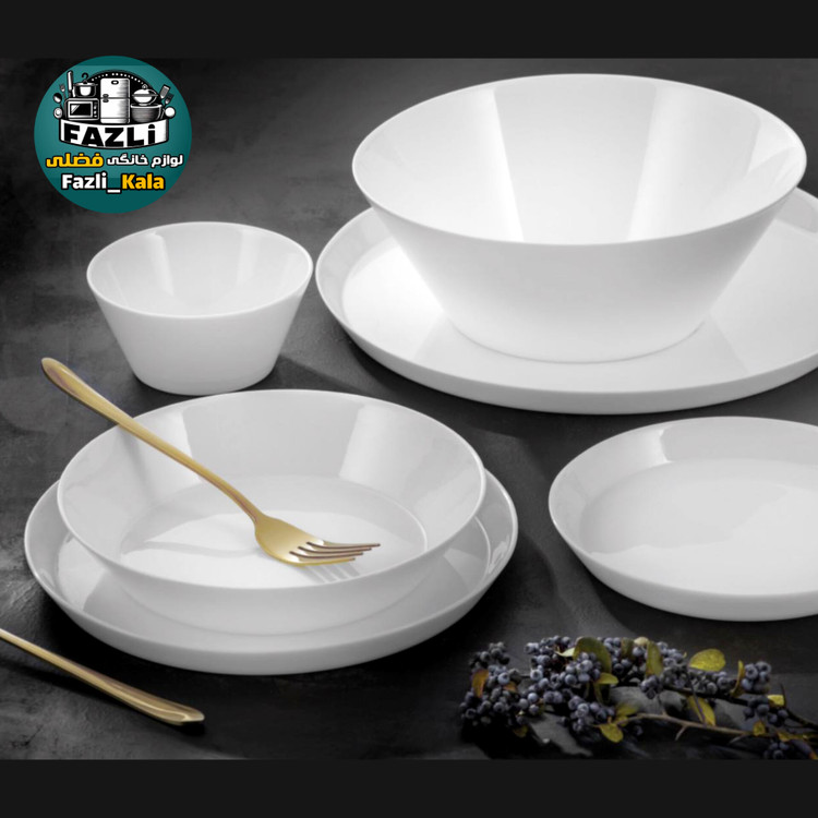 آرکوپال سفید ساده گرد گلدن اوپال