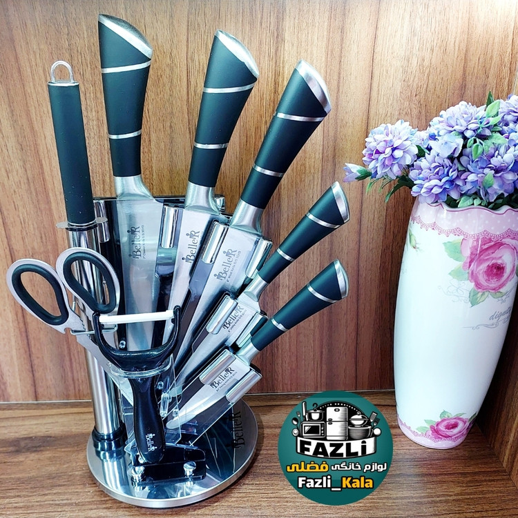 سرویس کاردوساطور استیل آشپزخانه
